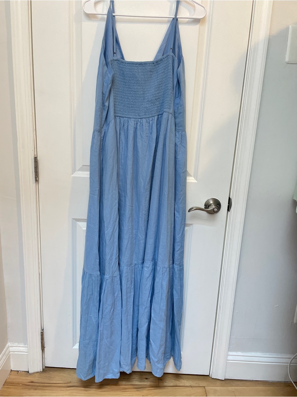 Abercrombie and fitch size XL linen blend button through Button-Front Maxi Dress - Picture 7 of 9
